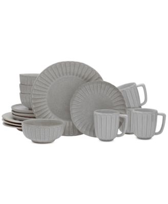 mikasa monterey gray 4 piece place settin