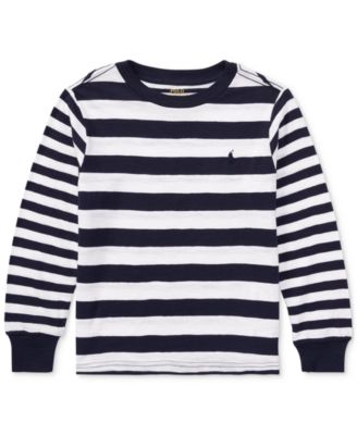 Ralph Lauren Kids striped cotton shirt - White
