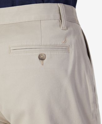 Men's Classic-Fit Stretch Flat-Front 6 Chino Deck Shorts