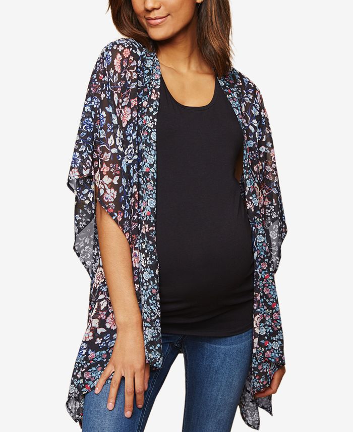 Motherhood Maternity Printed Kimono Blouse Macy's