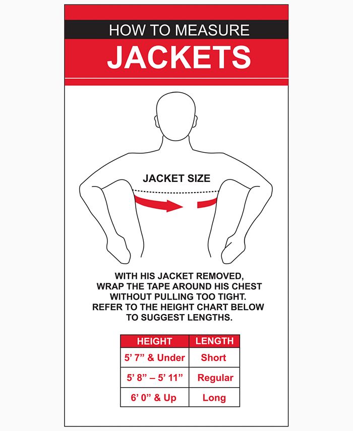 Ralph lauren jacket size guide online