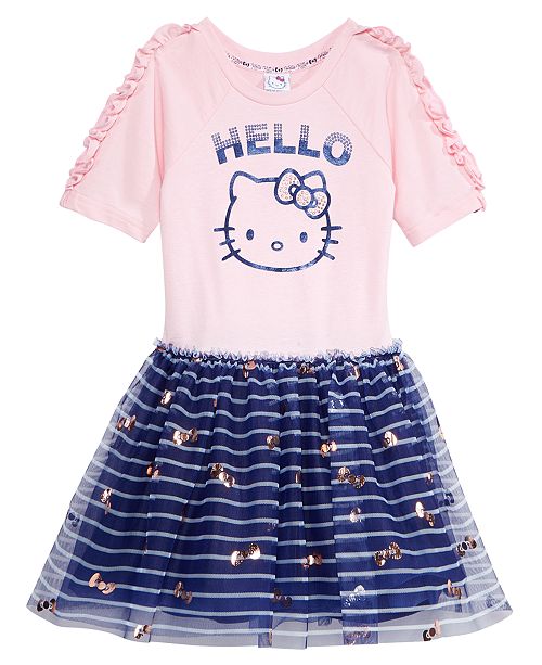Hello Kitty Toddler Girls Printed Mesh Tutu Dress Reviews All