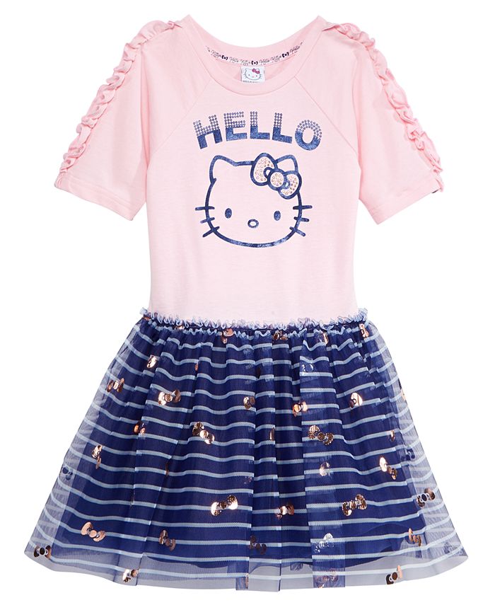 Hello Kitty Metallic-Print Leggings, Little Girls - Macy's