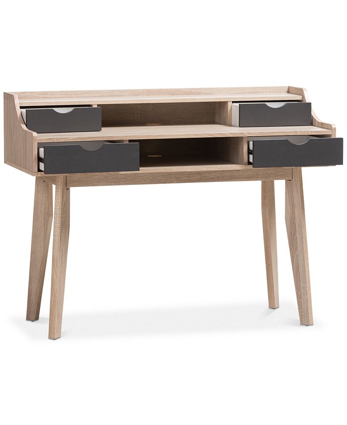 Furniture - Fella 4-Drawer Desk, Quick Ship