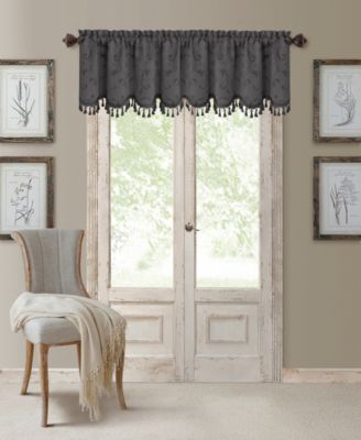 Mia Beaded Scallop Window Valance