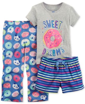 Carter's 3-Pc. Sweet Dreams Pajama Set, Little Girls & Big Girls