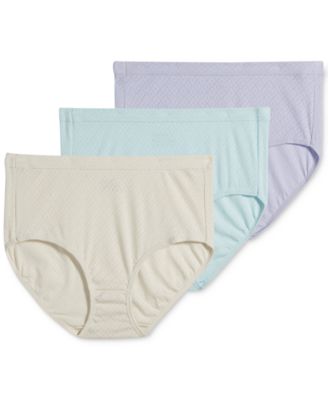Elance Breathe Brief 3 Pack Underwear 1542, Extended Sizes