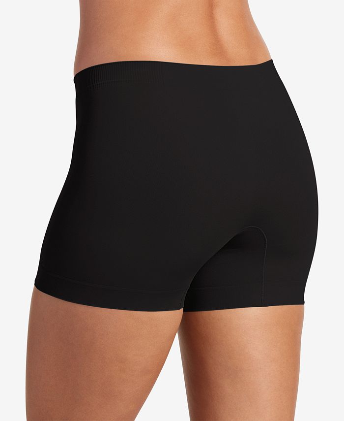 Jockey Skimmies Slip Shorts Womens Size XXL Lot of 2 Black Nude Microfiber  New