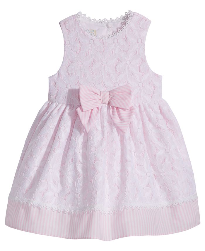 Marmellata Lace & Stripes Dress, Baby Girls - Macy's