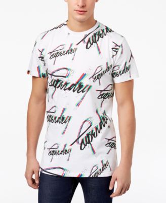 Superdry - Men's Longline Logo-Print T-Shirt