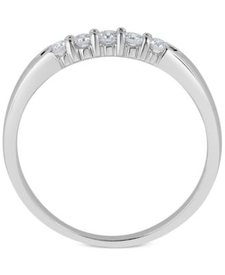 Diamond Five-Stone Ring (1/4 ct. t.w.) in 14k White Gold