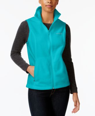 ladies columbia fleece vest