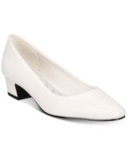 Macy's white shoes 2024 pumps