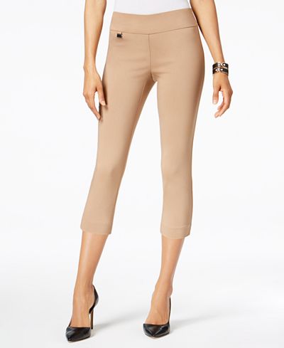 macy's pull on capri pants