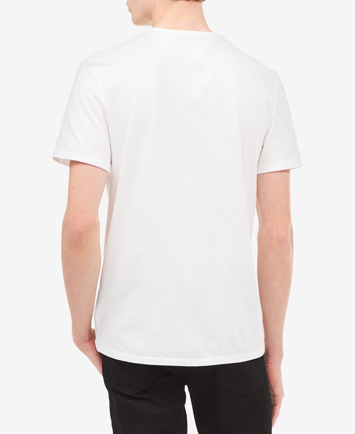 Calvin Klein Jeans Men's CK Vertical Lines Logo-Print T-Shirt - Macy's