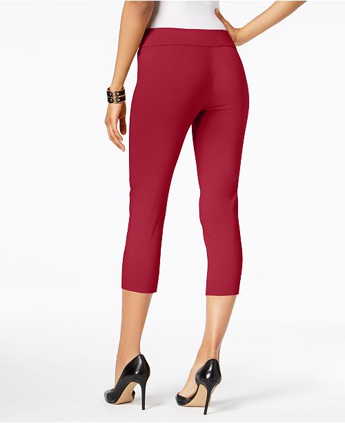 Alfani TummyControl PullOn Capri Pants, Created for Macy's & Reviews