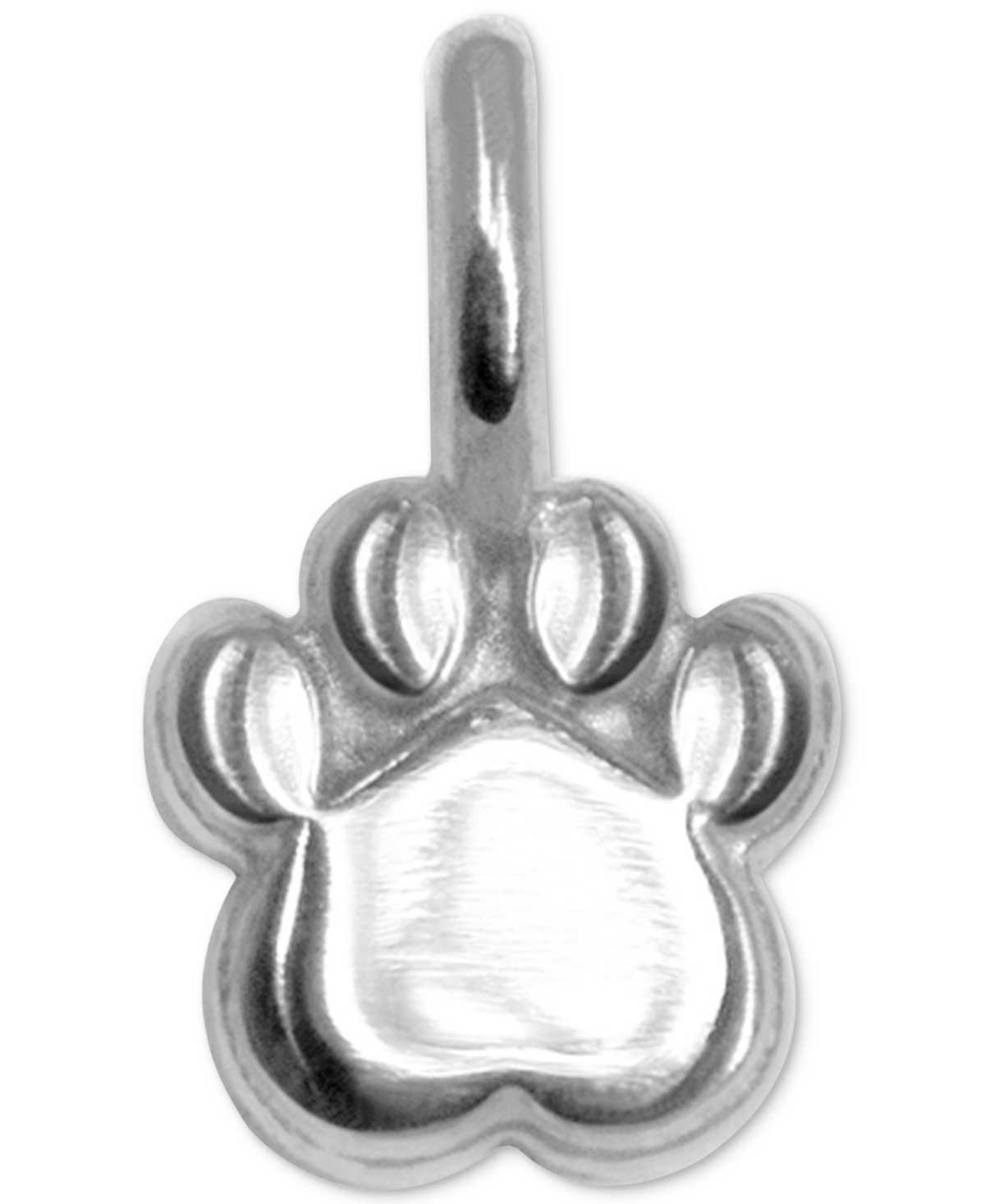 Paw Pendant in Sterling Silver - Sterling Silver