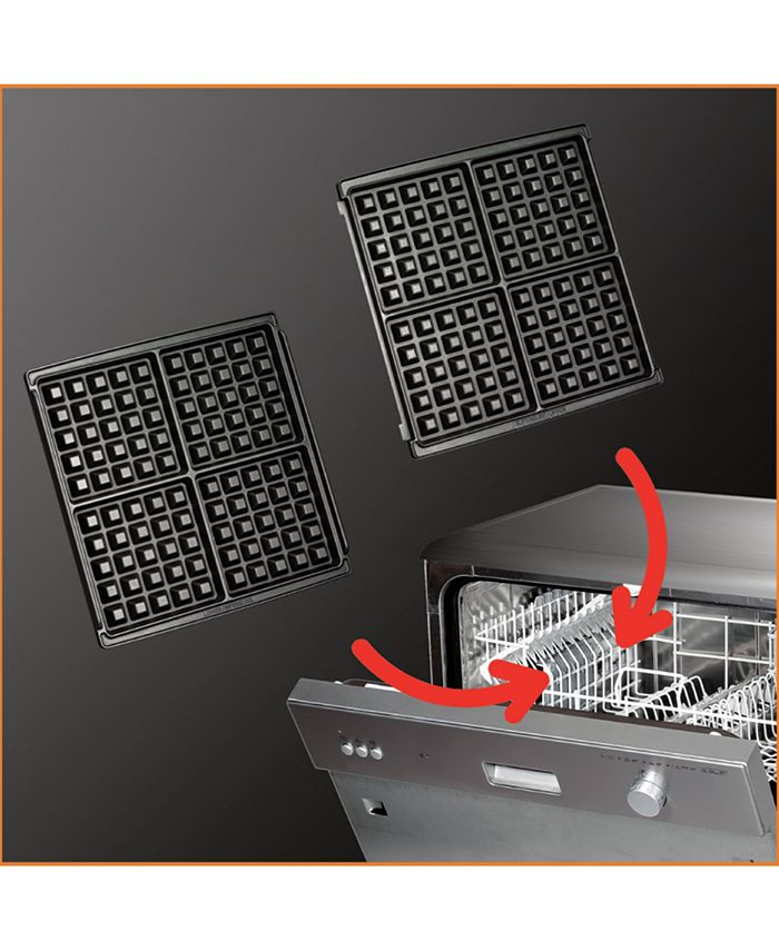 Krups GQ502D51 4Slice Belgian Waffle Maker Macy's