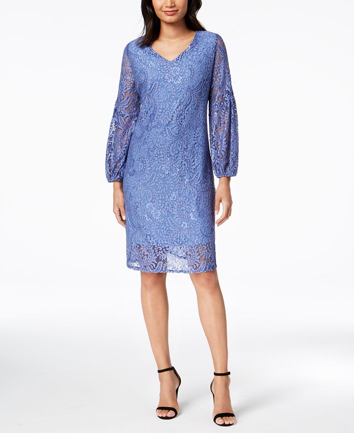 NY Collection Petite Lace A-Line Dress & Reviews - Dresses - Petites ...