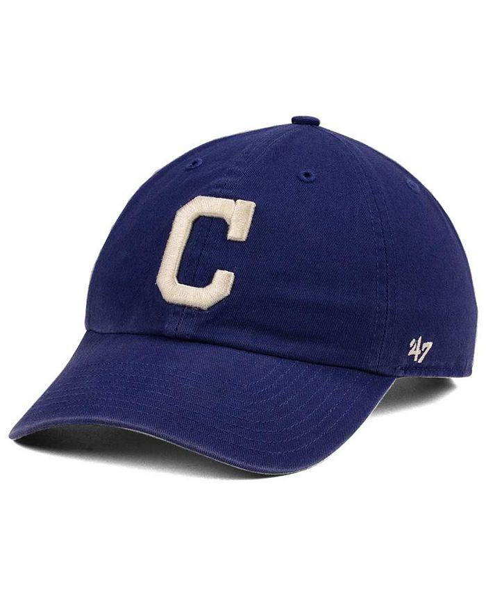 '47 Brand Cleveland Indians Timber Blue CLEAN UP Cap & Reviews - Sports ...
