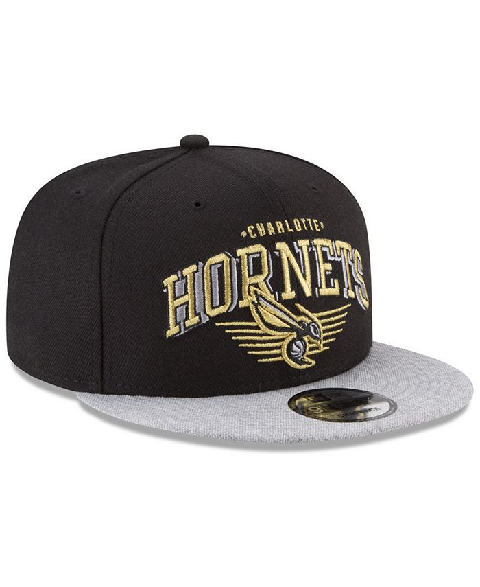 New Era Charlotte Hornets Gold Mark 9FIFTY Snapback Cap - Macy's