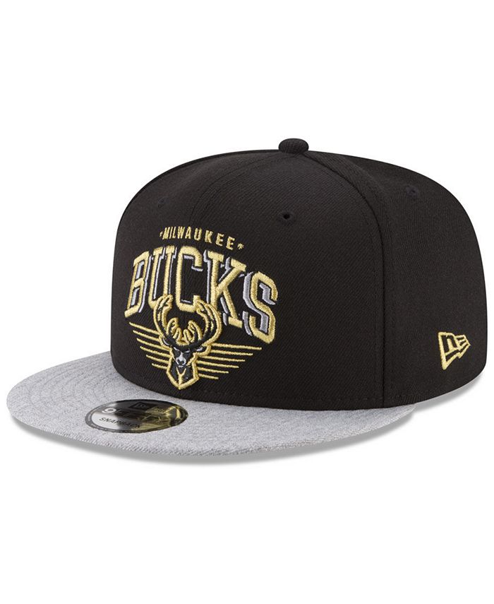 New Era Milwaukee Bucks Gold Mark 9FIFTY Snapback Cap - Macy's