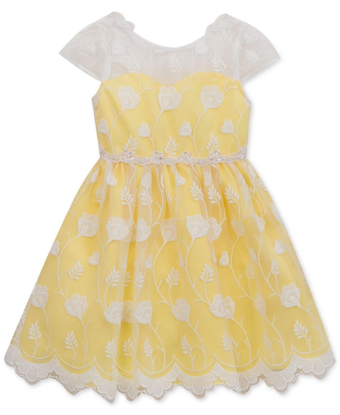 Rare editions floral embroidered dress hotsell