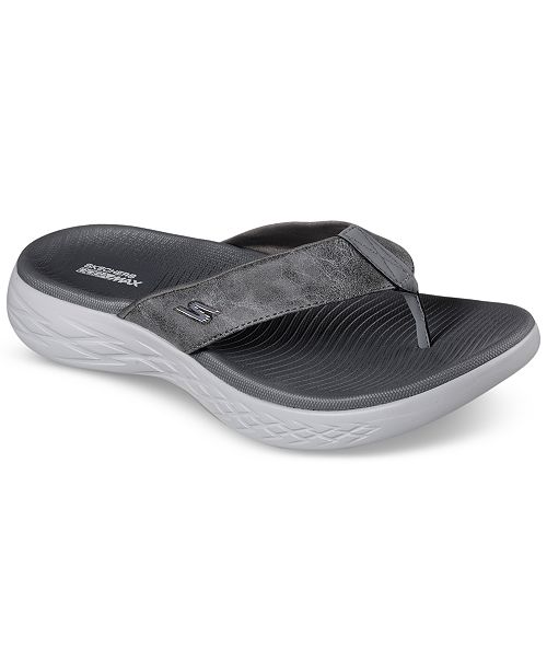 Skechers Mens On The Go 600 Seaport Athletic Flip Flop