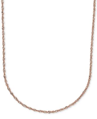 18 inch 18k gold necklace