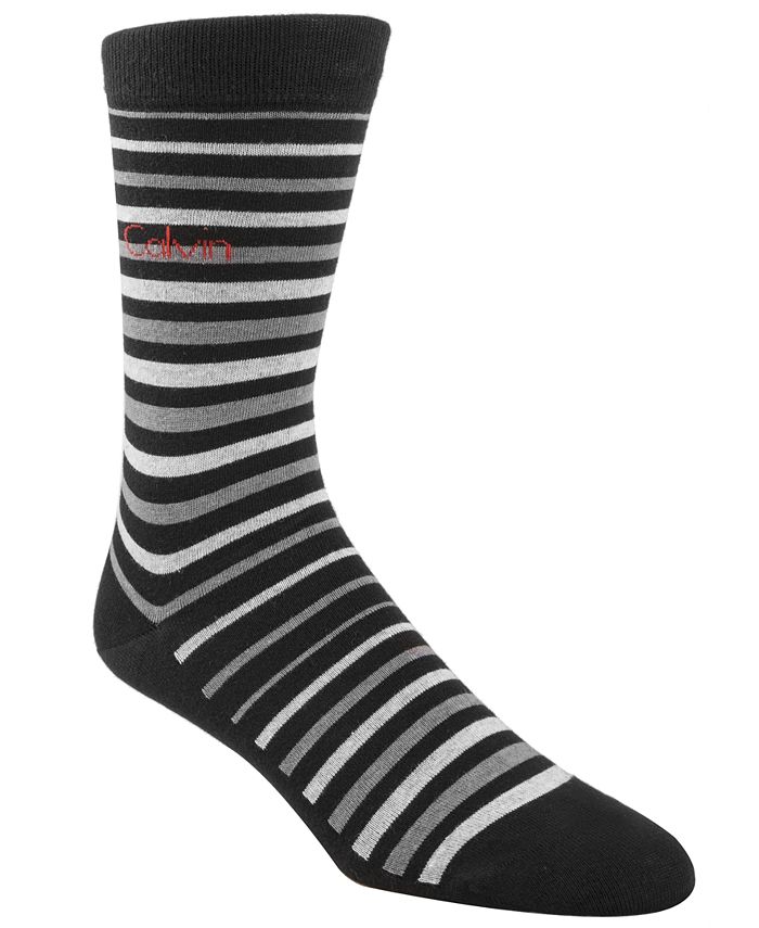 Calvin Klein Men's Striped Dress Socks Macy's