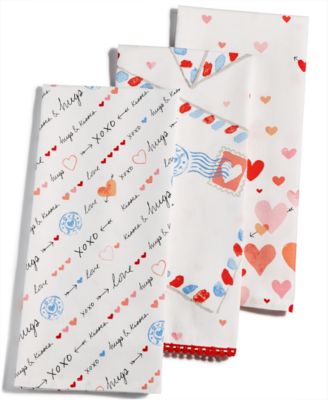 Martha Stewart Collection - Valentine's Day Kitchen Towels, Created for Macy's