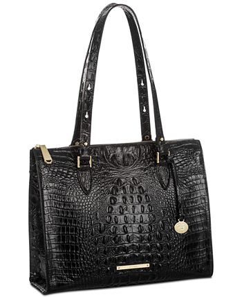 Leather tote Brahmin Black in Leather - 33221462