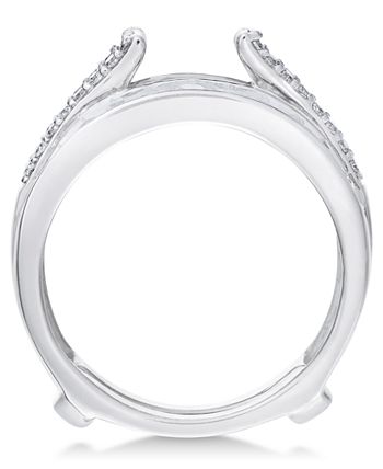 Macy's - Diamond Enhancer Ring Guard (1 ct. t.w.) in 14k White Gold