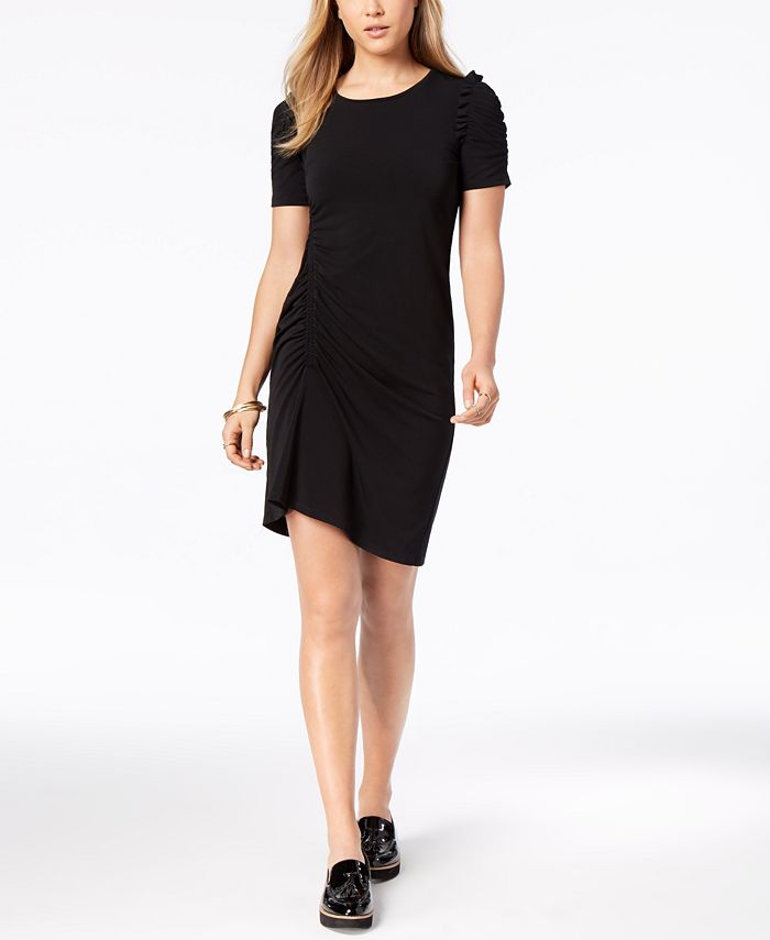 Bar III Ruched A-Line Dress, Created for Macy's - Macy's