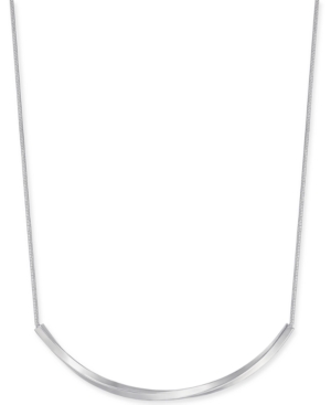 image of Charter Club Curved Bar Collar Necklace, 17