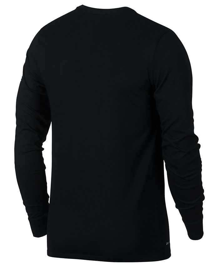 Nike Men's Dri-FIT Long-Sleeve Basketball Graphic T-Shirt - Macy's