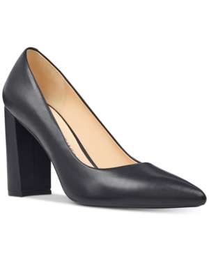 image of Nine West Astoria Block-Heel Pumps Women-s Shoes