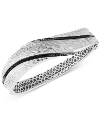 EFFY Collection EFFY® Diamond Textured Bangle Bracelet (3/8 ct. t.w ...