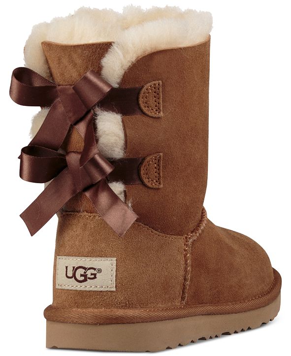 UGG® Little & Big Girls Bailey Bow II Boots & Reviews - Boots & Booties - Shoes - Macy&#39;s