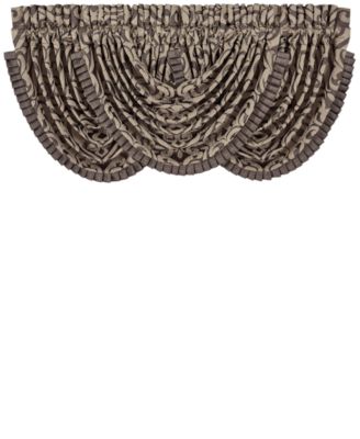 Astoria Mink Waterfall Window Valance, 49" x 33"