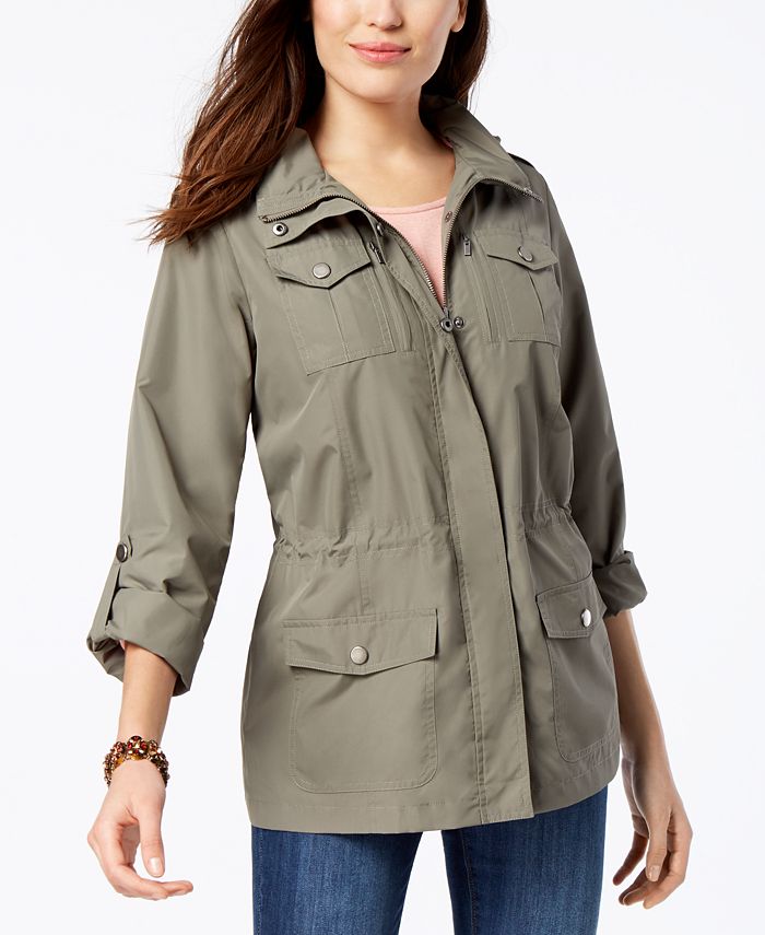 Style & Co Petite Utility Jacket, Created for Macy's - Macy's