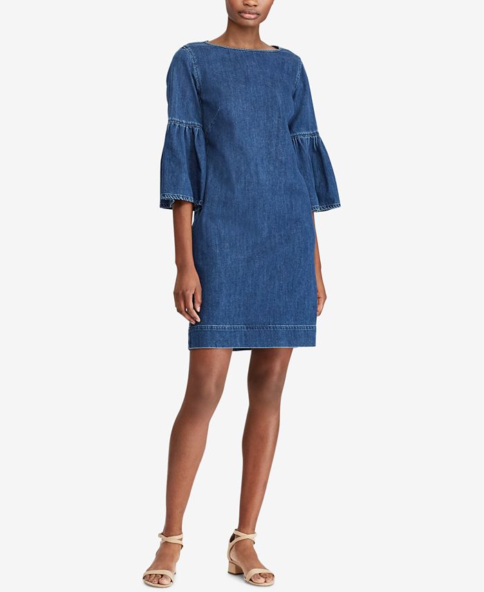 Lauren Ralph Lauren Bell Sleeve Dress Macy s