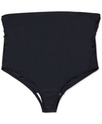 maternity high waisted bikini bottoms