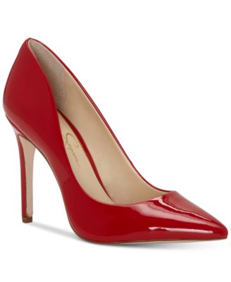 macy's red shoes heels