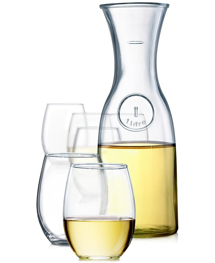 Luminarc Stemless Wine 7Pc. Glassware Set Macy's