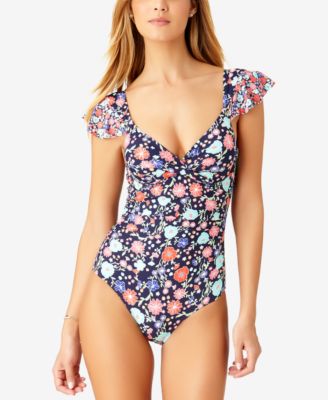 flutter sleeve bathing suit