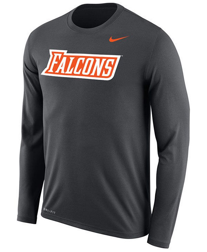 Nike Men's Bowling Green Falcons Dri-FIT Legend Wordmark Long Sleeve T ...
