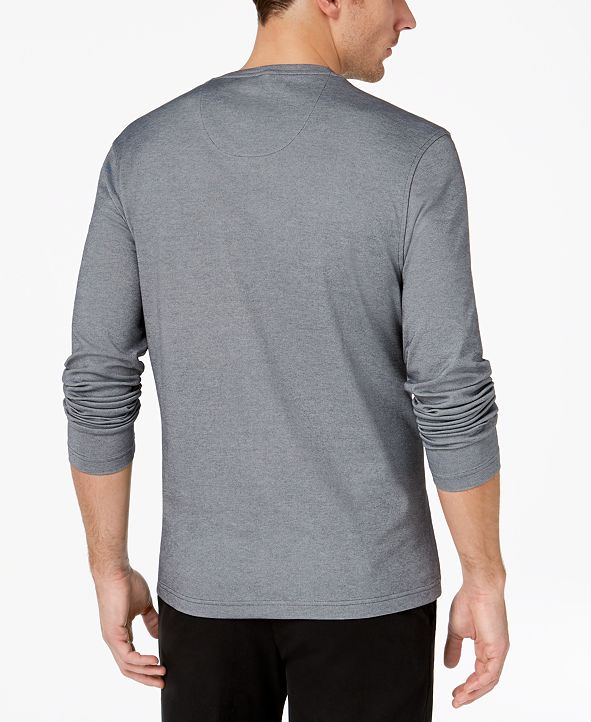 Tasso Elba Men's Supima® Blend Knit VNeck LongSleeve TShirt, Created