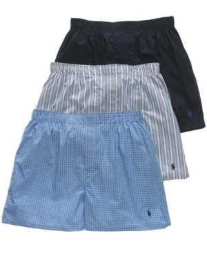 UPC 738994747334 product image for Polo Ralph Lauren Men's 3-Pk. Classic Woven Cotton Boxers | upcitemdb.com