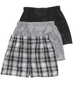 UPC 738994747426 product image for Polo Ralph Lauren Men's 3-Pk. Classic Woven Cotton Boxers | upcitemdb.com